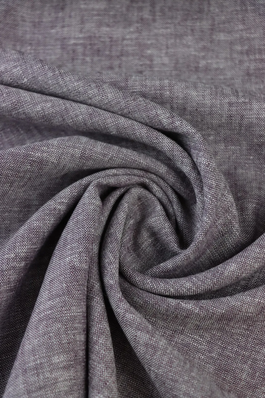 1YD 15IN REMNANT; Heliotrope Marl | Brussels Washer Yarn Dyed Linen | Robert Kaufman
