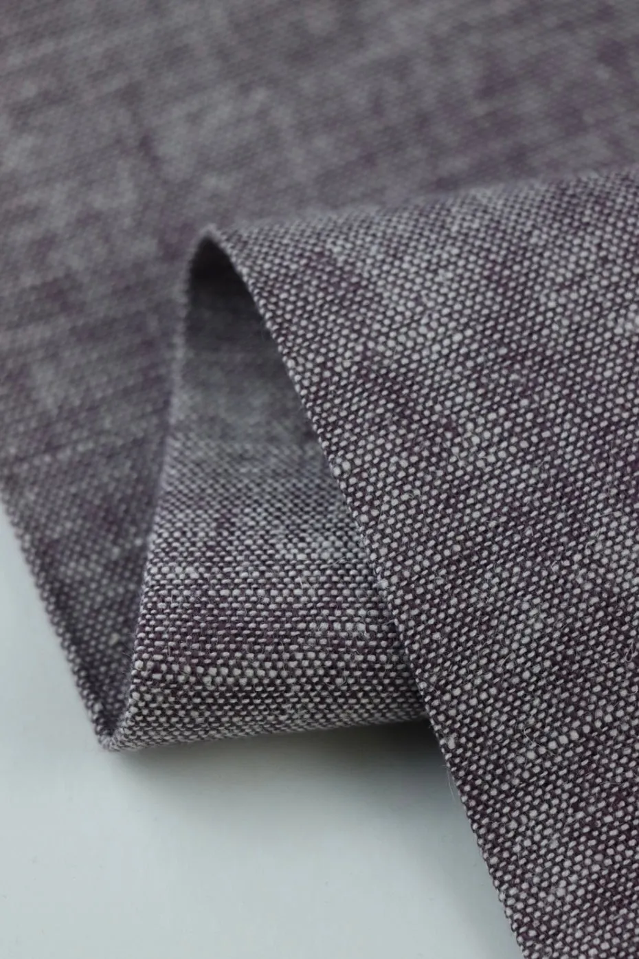 1YD 15IN REMNANT; Heliotrope Marl | Brussels Washer Yarn Dyed Linen | Robert Kaufman