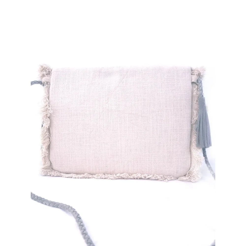 A Clutch Story Coral Flower Boho Clutch