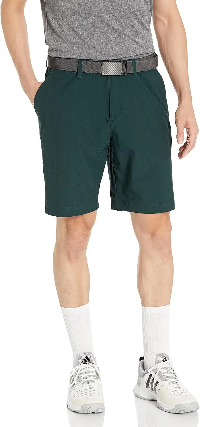 adidas Men's Textured 9 " Golf Shorts
