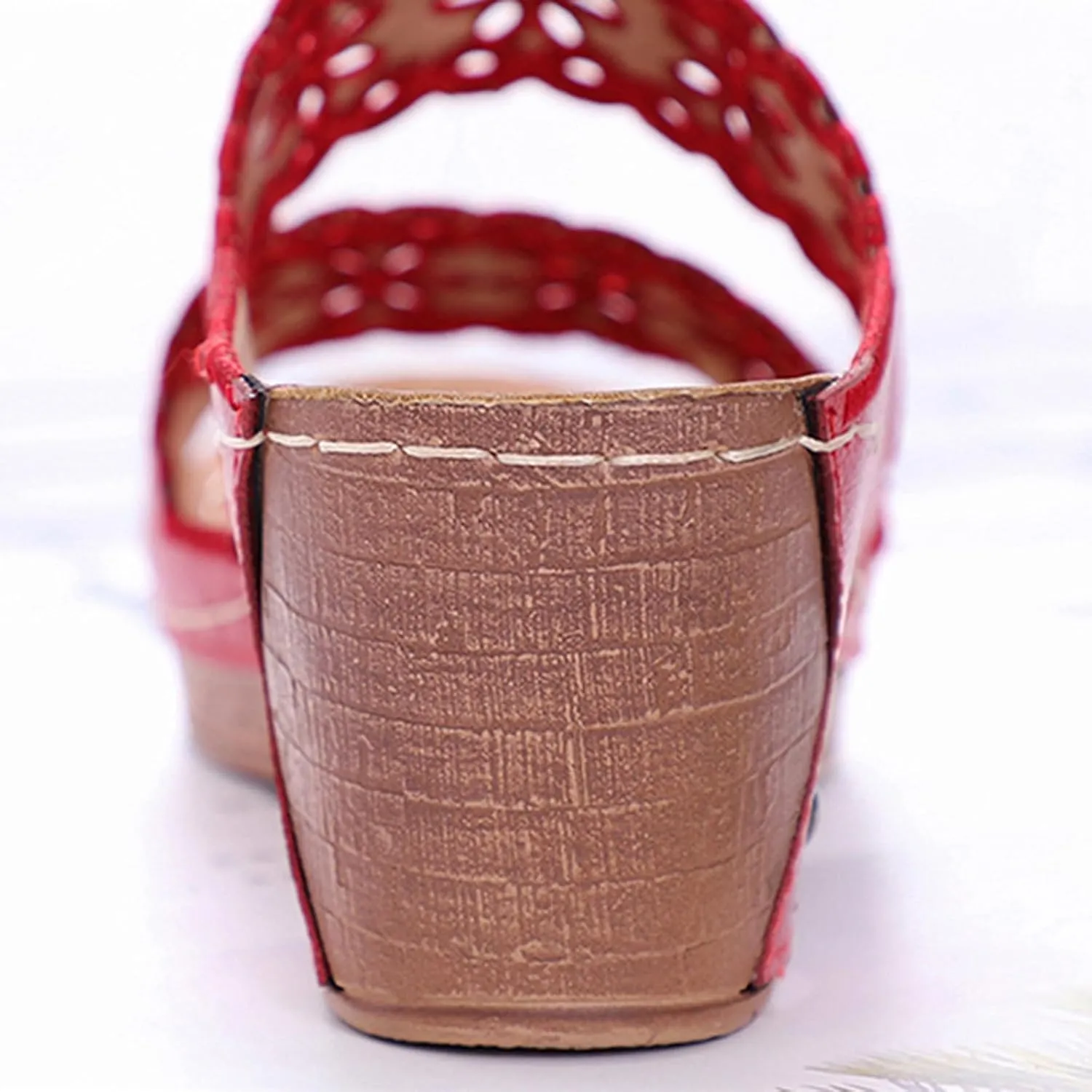 Arch Support Wedge Sandals for Women Arch Support Slip on Slides Sandal Orthopedic Sandals with Arch Support
