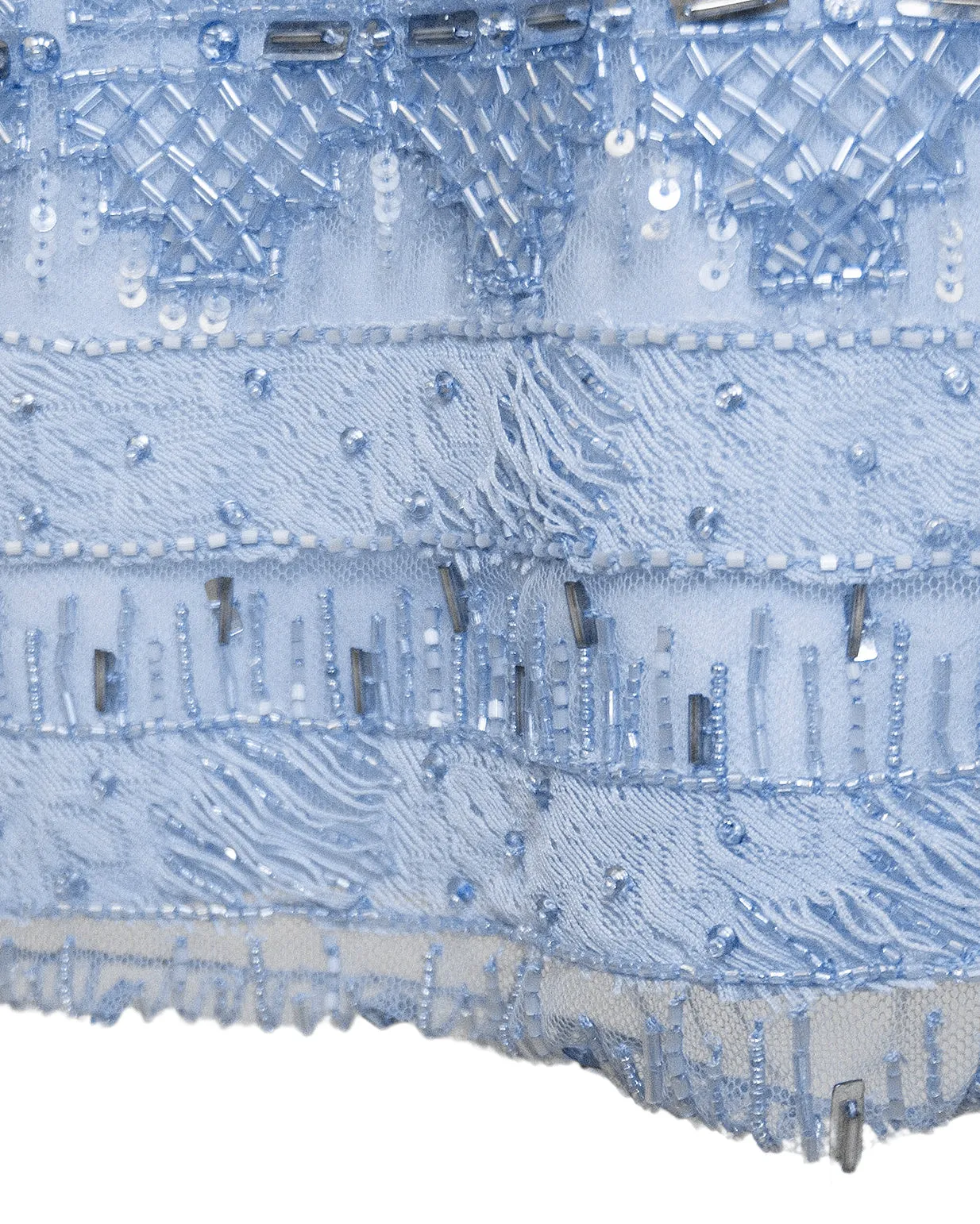 Blue Beaded Dress