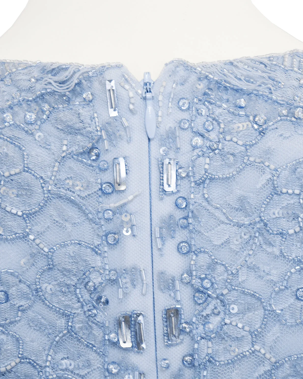 Blue Beaded Dress
