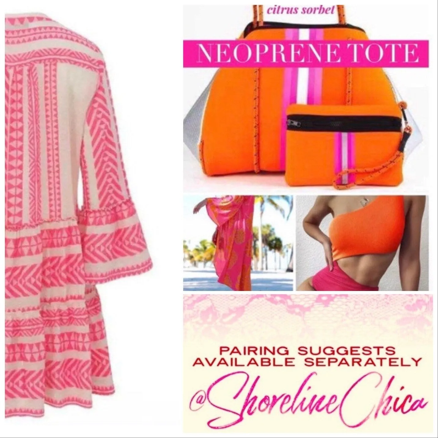 Boho Pop mini - midi beach dress / resort tunic top / cruise cover-up with white   bubble hot pink or deep sea GREEN mod print S - 3XL women