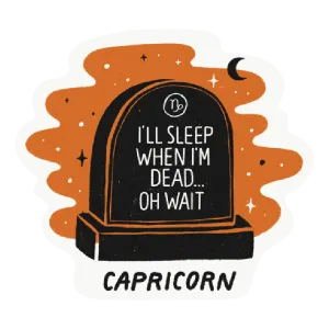 Capricorn as a Tombstone