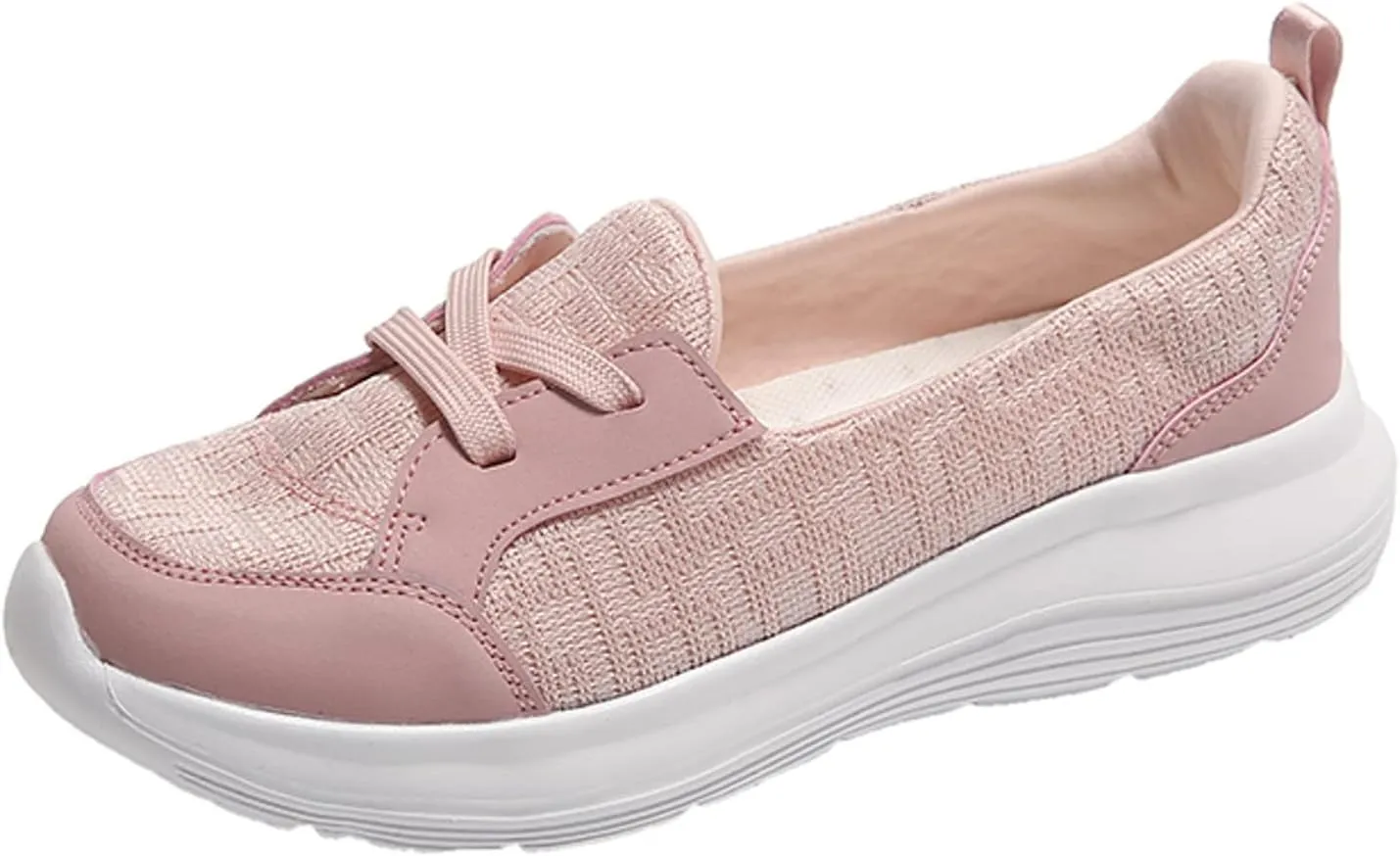 Cathalem Slip on Sneakers Women, Women's Breathable Slip on Arch Support Non-Slip Shoes Comfort Loafers Flats Wide Width