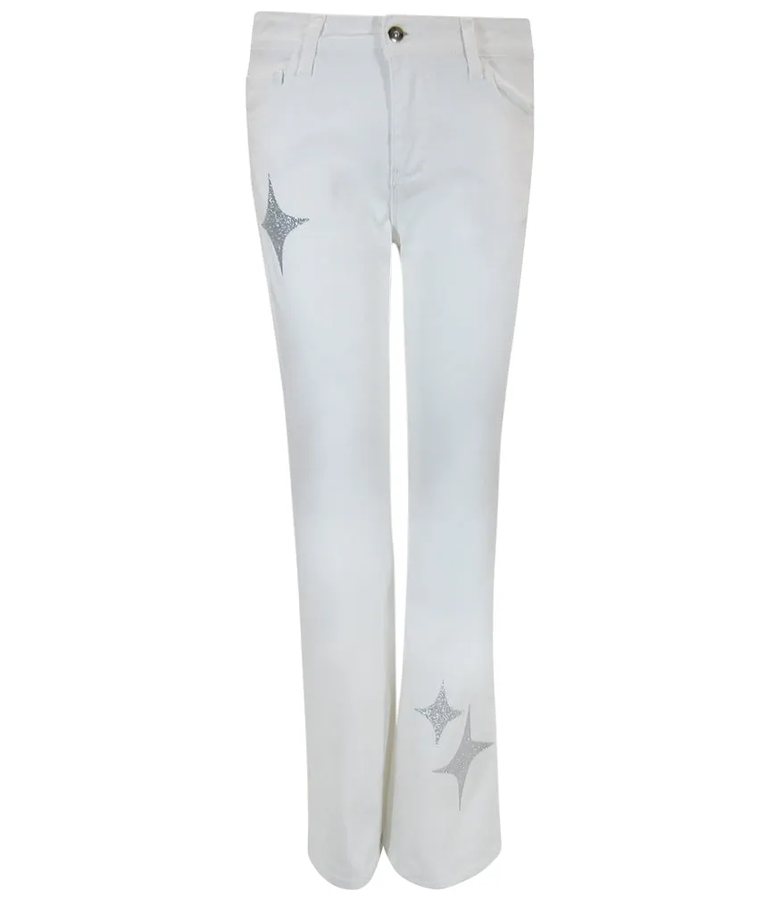 Designing Hollywood  X Madison Maison™ Denim with Silver Glitter Star