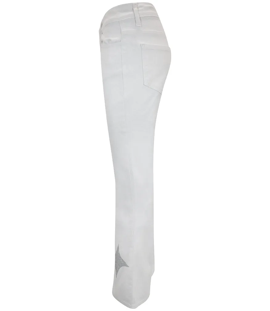Designing Hollywood  X Madison Maison™ Denim with Silver Glitter Star