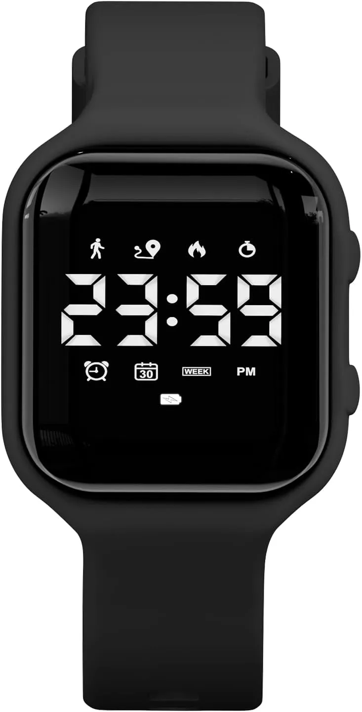 Digital Watches for Men Women Outdoor Sport Waterproof with Stopwatch Alarm Unisex Wristwatch