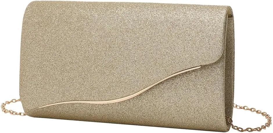 Fancy Evening Bag Gentle Bride Clutch Purse Formal Wedding Shoulder Bag Purses Dressy Purses for Women