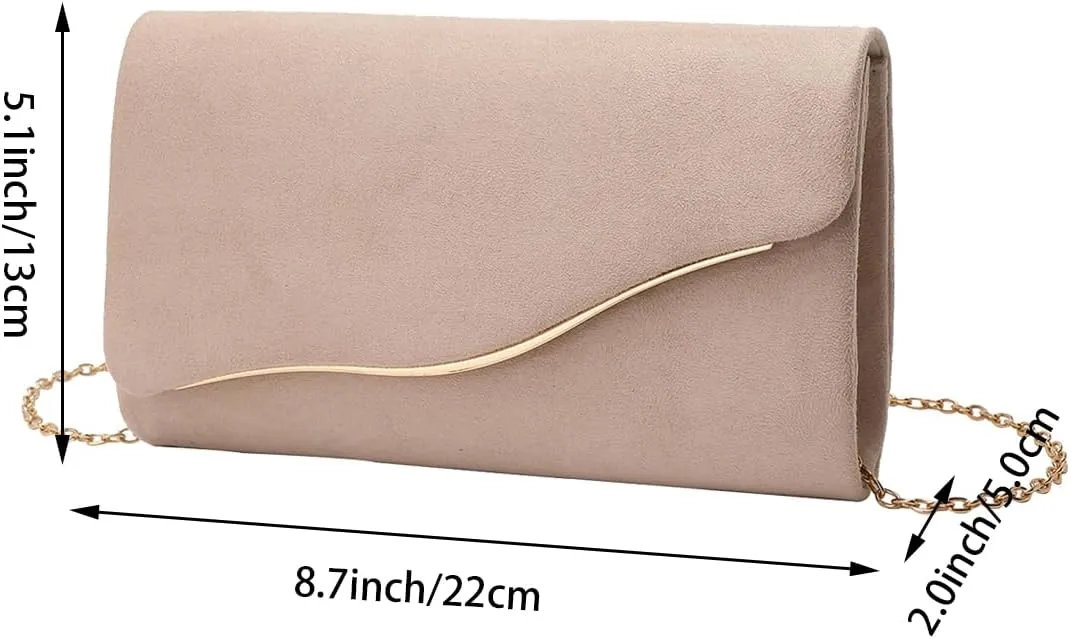 Fancy Evening Bag Gentle Bride Clutch Purse Formal Wedding Shoulder Bag Purses Dressy Purses for Women