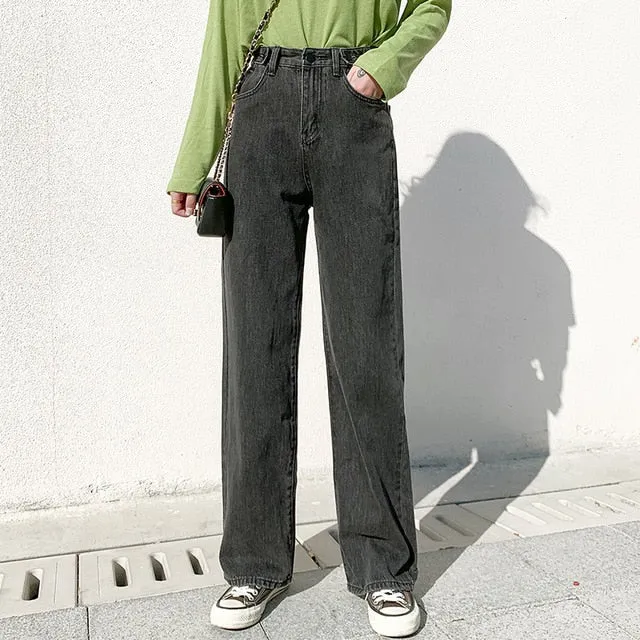 Freya Wide Leg Relaxed Style Jeans
