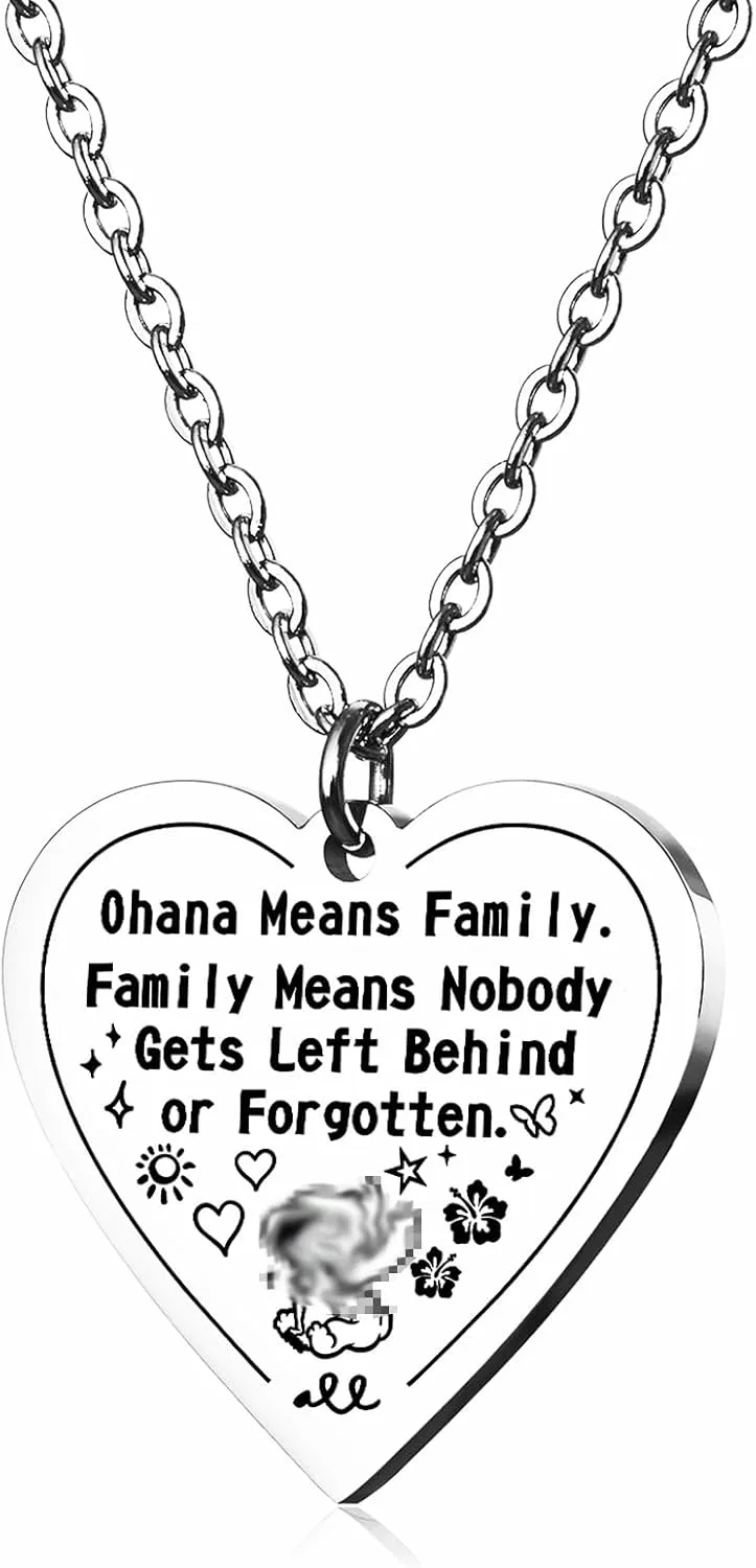 HOFOYA Inspirational Heart-Shape Pendant I Love You Necklace Jewelry for Women Teens,Mother's Day Birthday Christmas Gifts for Daughter from Dad Mom.