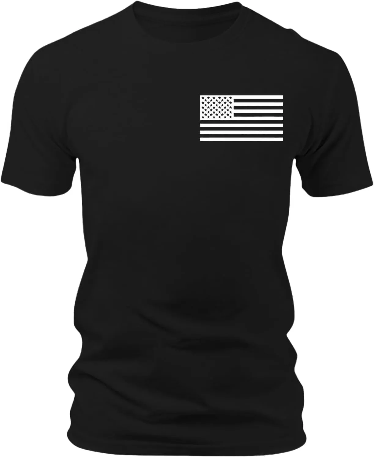 Independence Patriotic T Shirt for Men Short Sleeve USA 4th of July Shirts American Red White Blue Star Stripes Tees