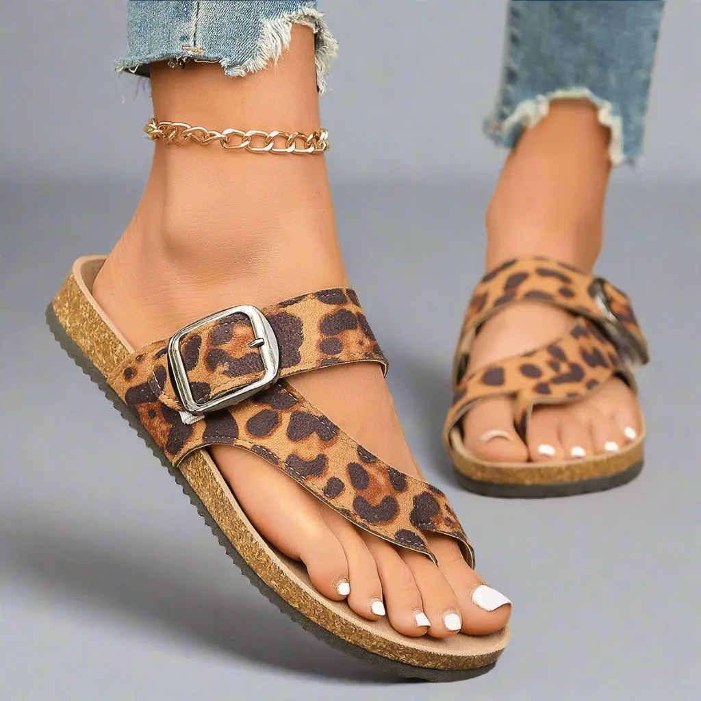 Josepha | Comfortable Leather Slippers Made from High-Quality Material for Summer