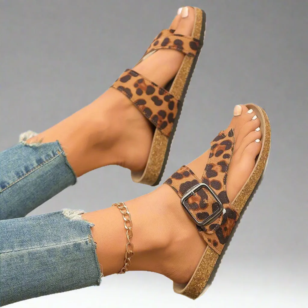 Josepha | Comfortable Leather Slippers Made from High-Quality Material for Summer