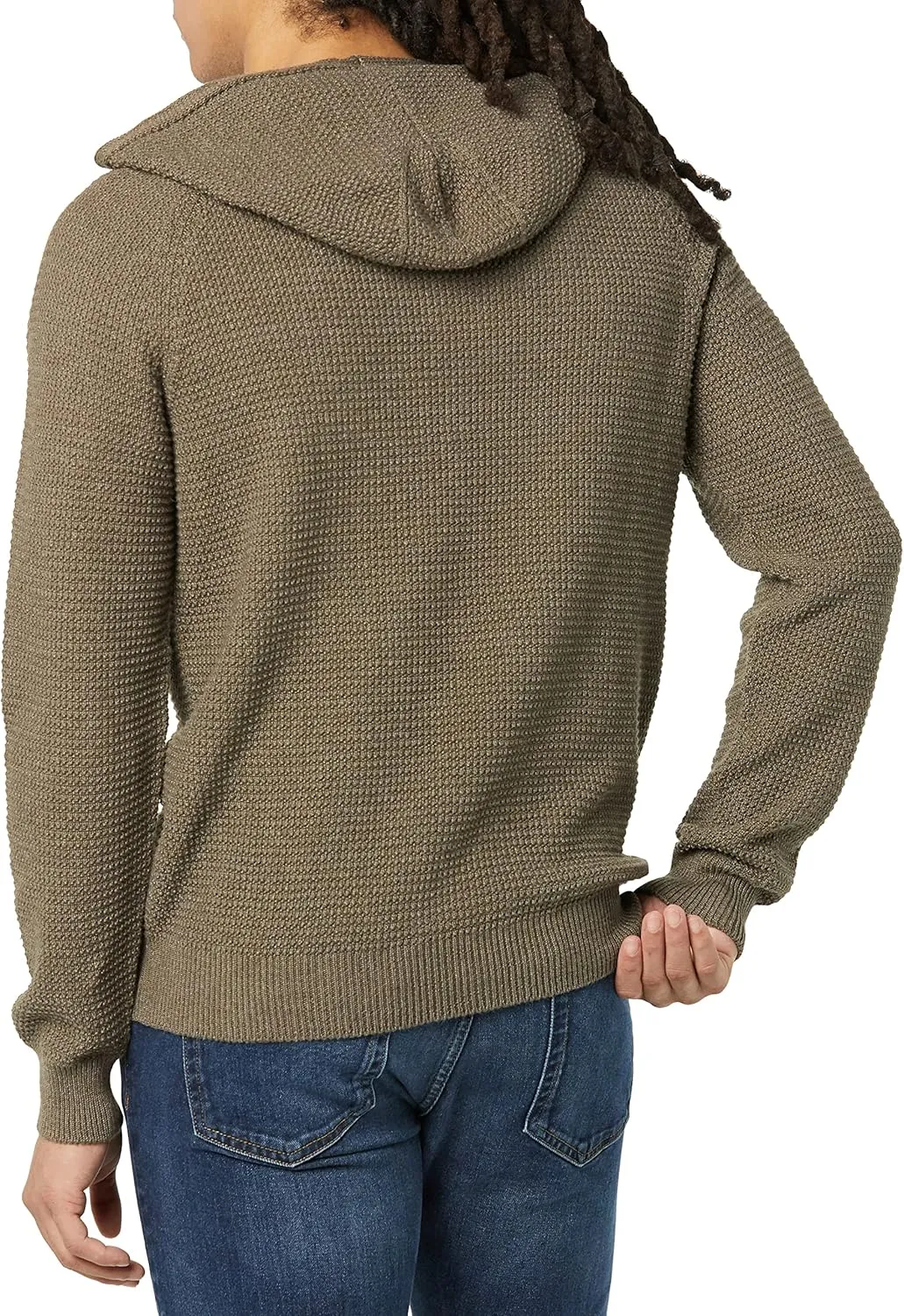 Men's 3D Textured Hoodie Pullover Sweater