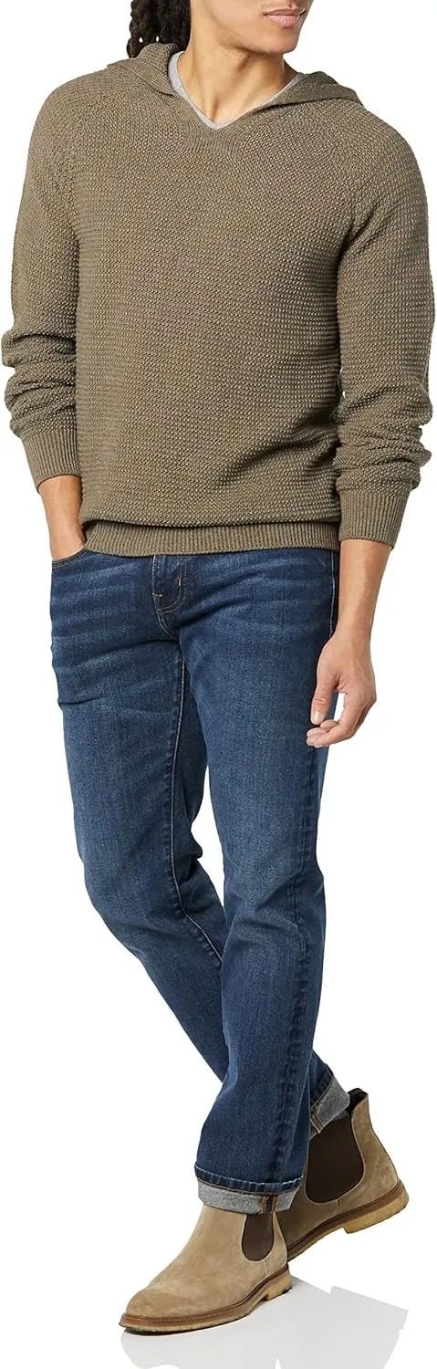 Men's 3D Textured Hoodie Pullover Sweater