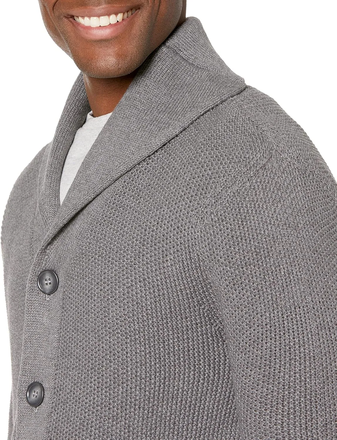 Men's 3D Textured Stitch Cardigan