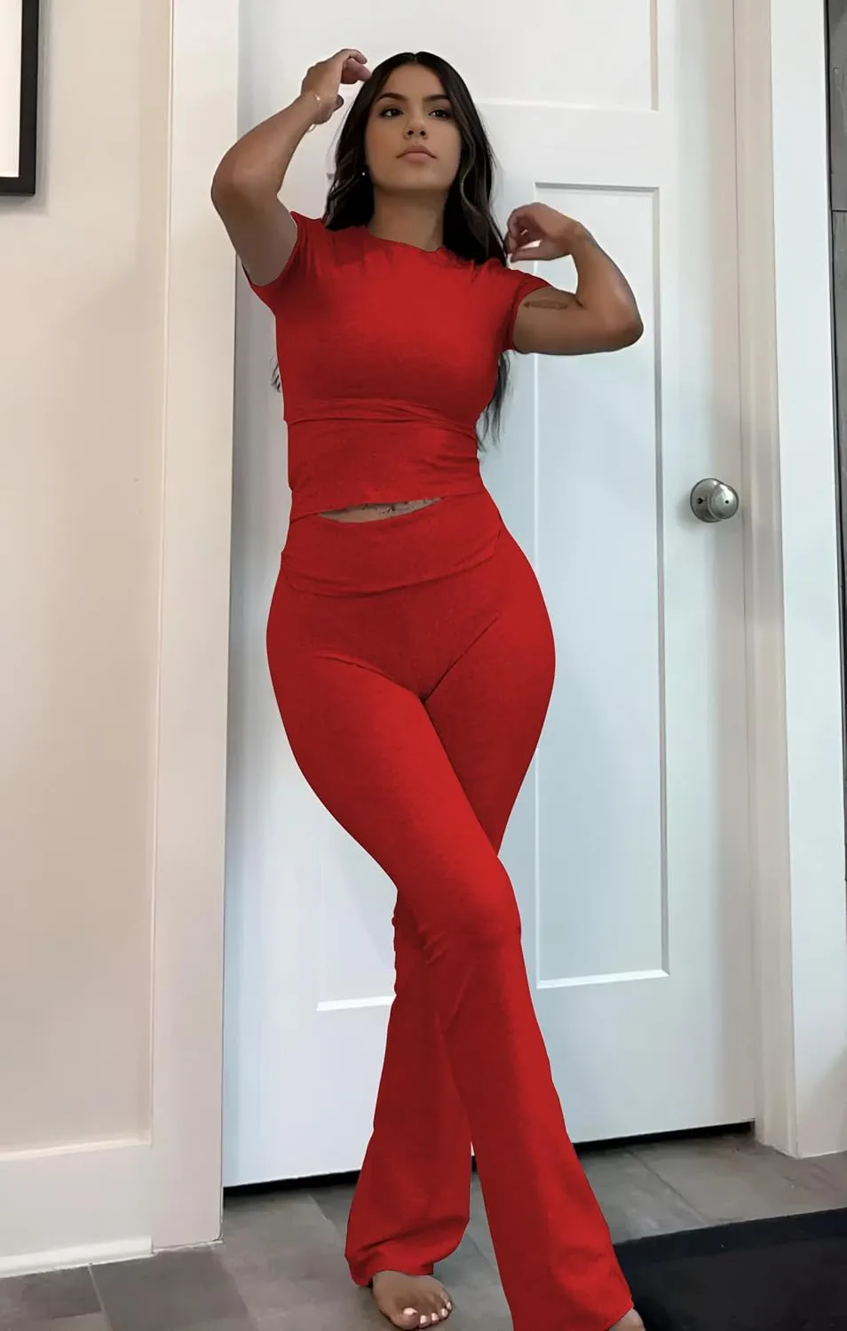 Nimsruc Two Piece Lounge Sets For Women Summer Outfits