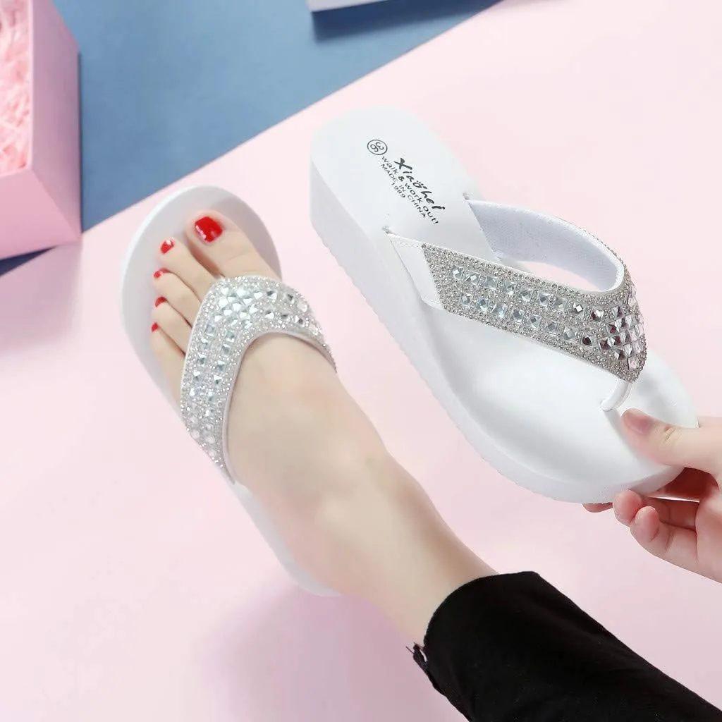 Orthopedic Sandals for Women Wide Width Platform Slippers Flip Flops with Arch Support Casual Dressy Walking Shoes
