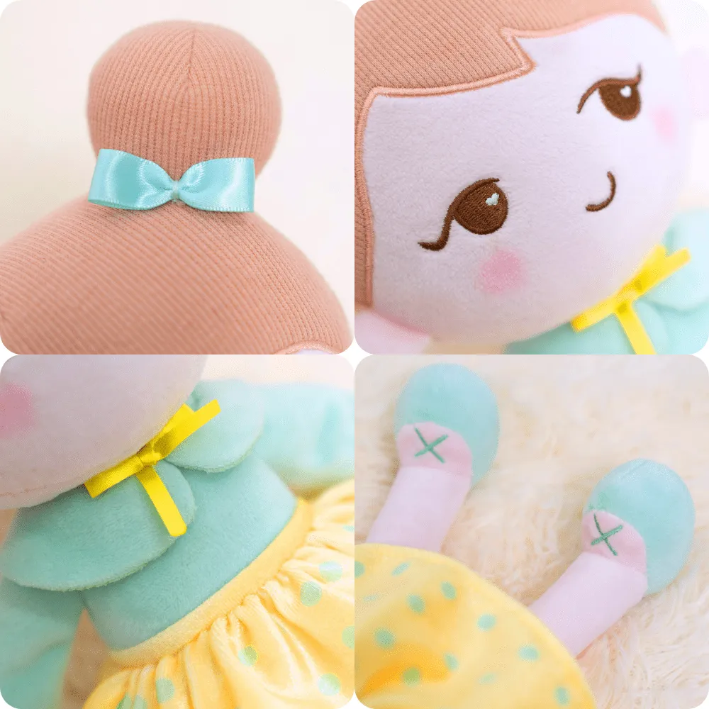 Personalized Playful Light Green Doll