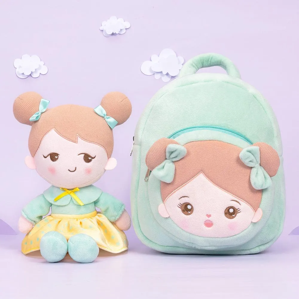 Personalized Playful Light Green Doll