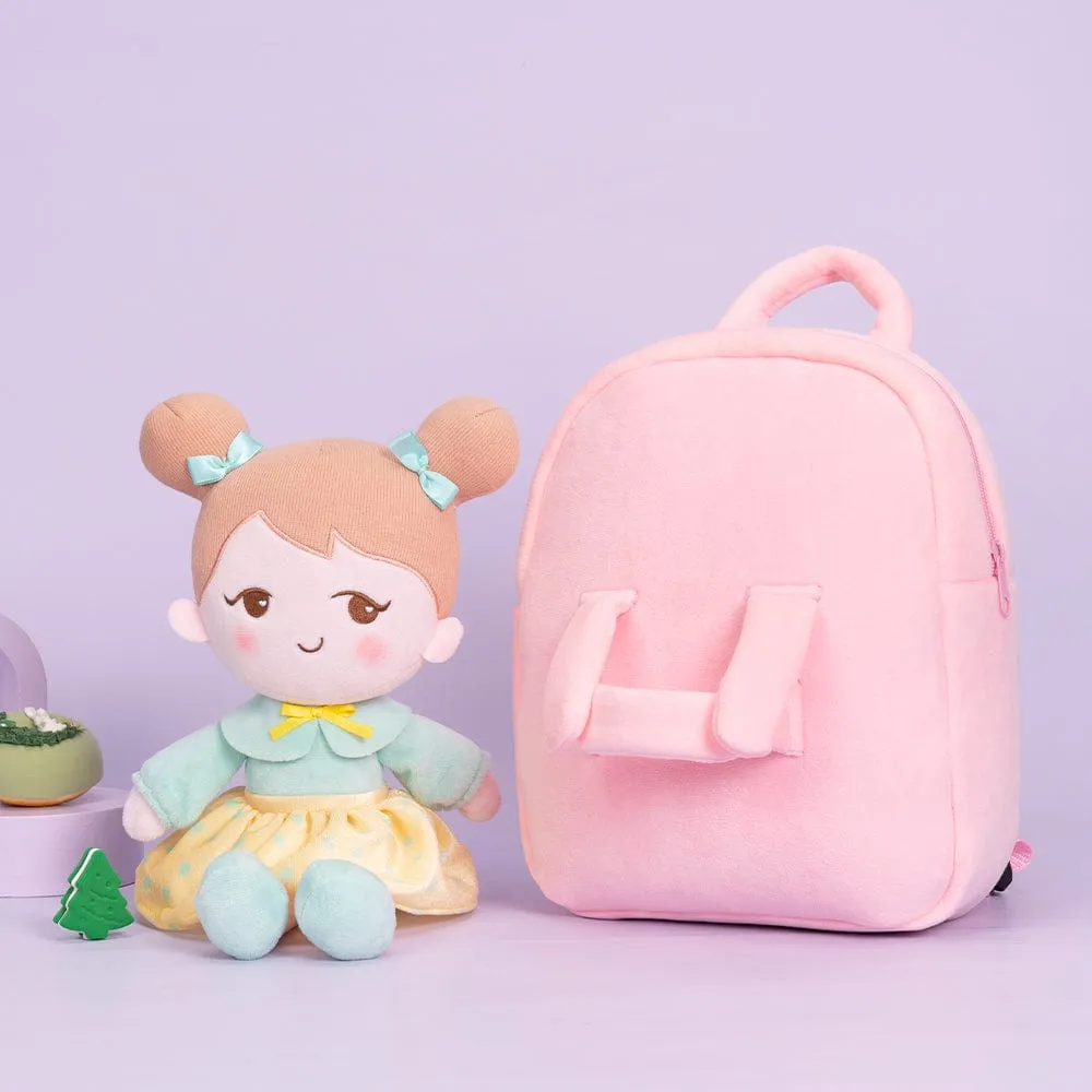 Personalized Playful Light Green Doll