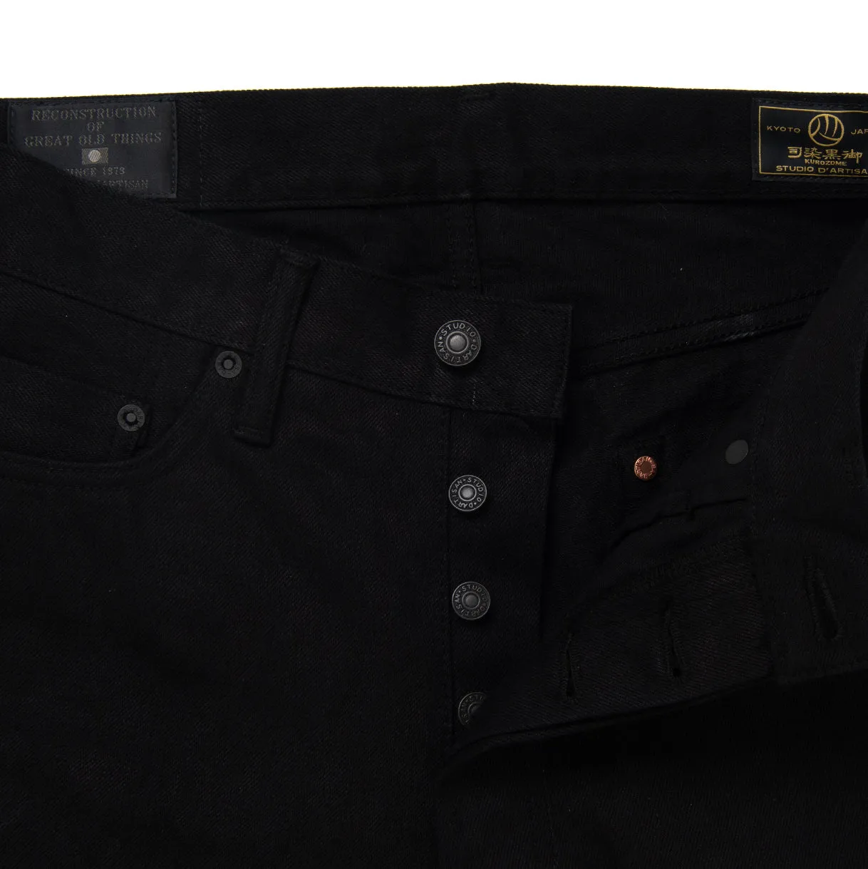 [Pre-Order] Studio D'Artisan "Kurozome" Selvedge Jeans (Tapered)