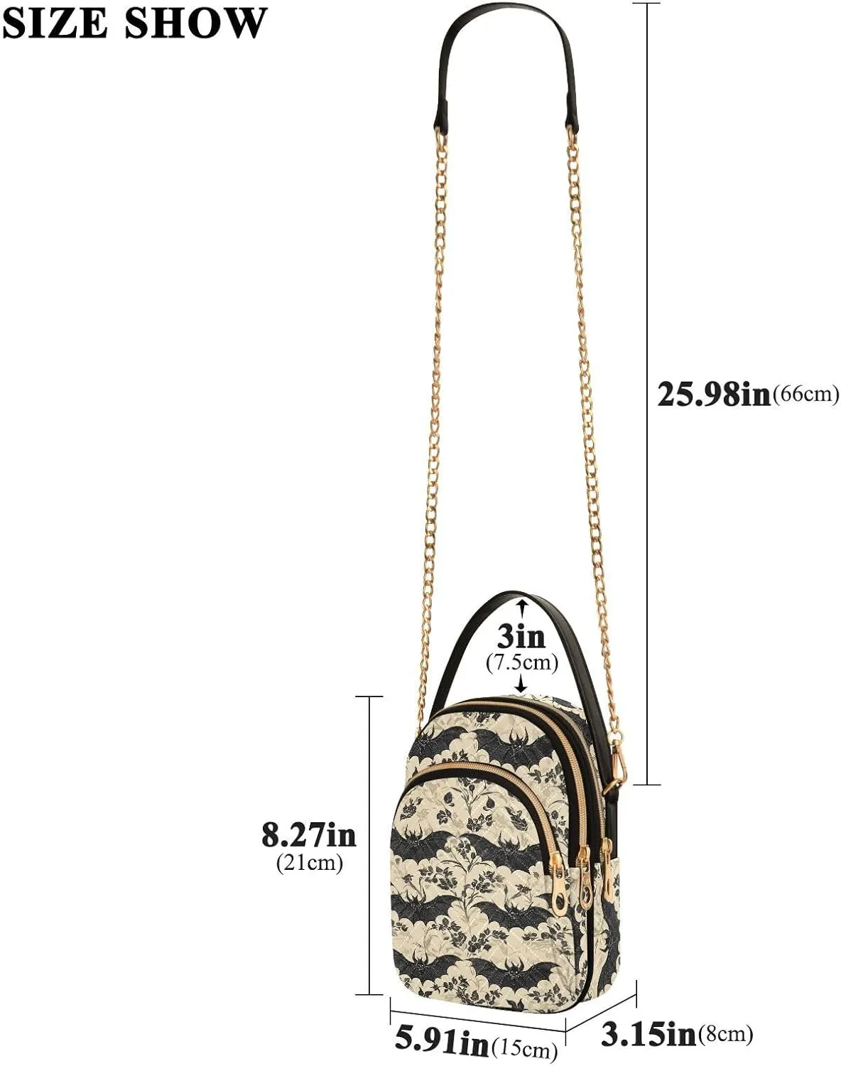 Quilted Crossbody Bags for Women Trendy, Women's Crossbody Handbags Butterfly Travel Cell Phone Purses Bags