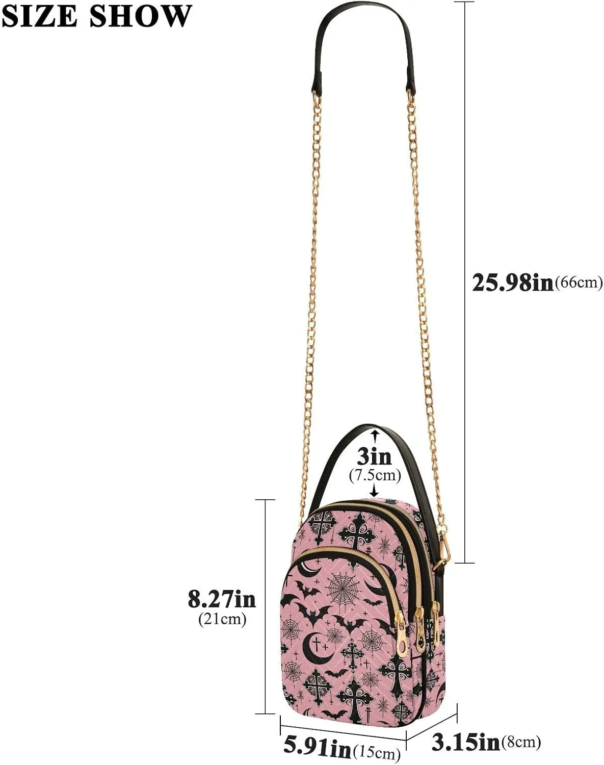 Quilted Crossbody Bags for Women Trendy, Women's Crossbody Handbags Butterfly Travel Cell Phone Purses Bags
