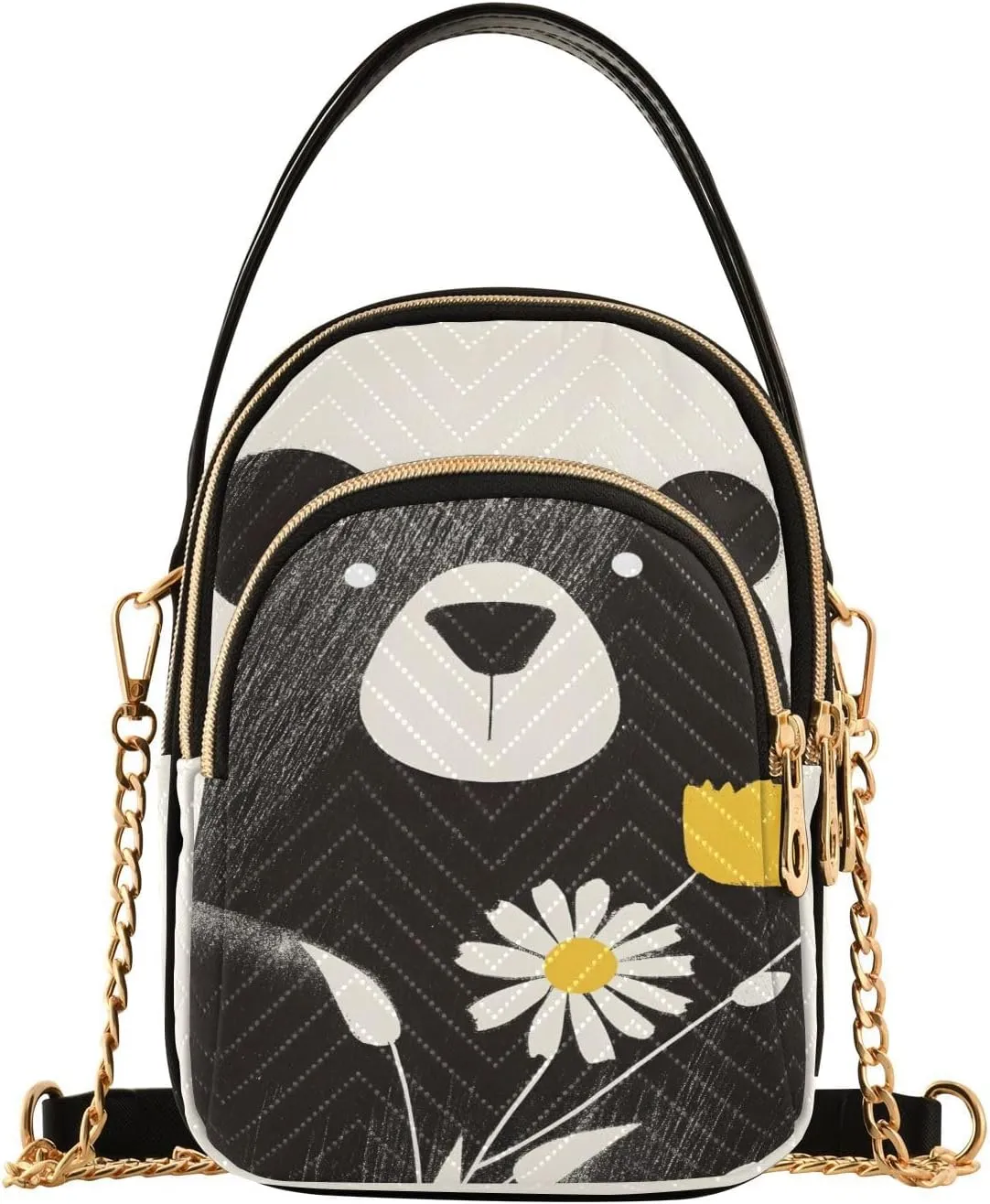 Quilted Crossbody Bags for Women Trendy, Women's Crossbody Handbags Butterfly Travel Cell Phone Purses Bags
