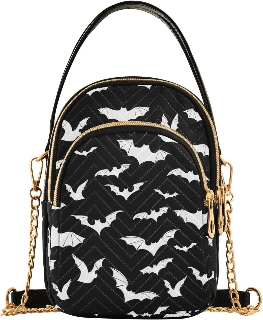 Quilted Crossbody Bags for Women Trendy, Women's Crossbody Handbags Butterfly Travel Cell Phone Purses Bags