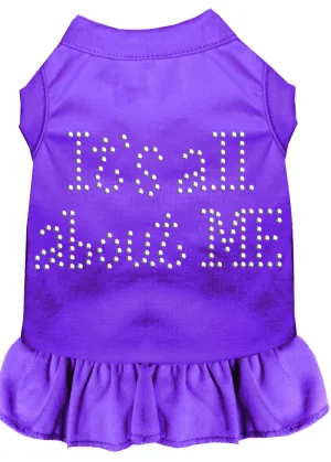 Rhinestone All About Me Dress Purple Sm (10)