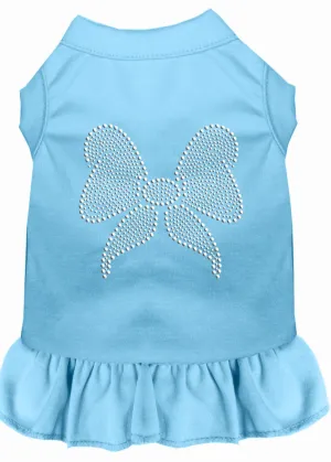 Rhinestone Bow Dress Baby Blue Xl (16)