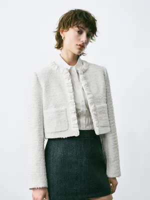 Ruffle Collar Outerwear Jackets