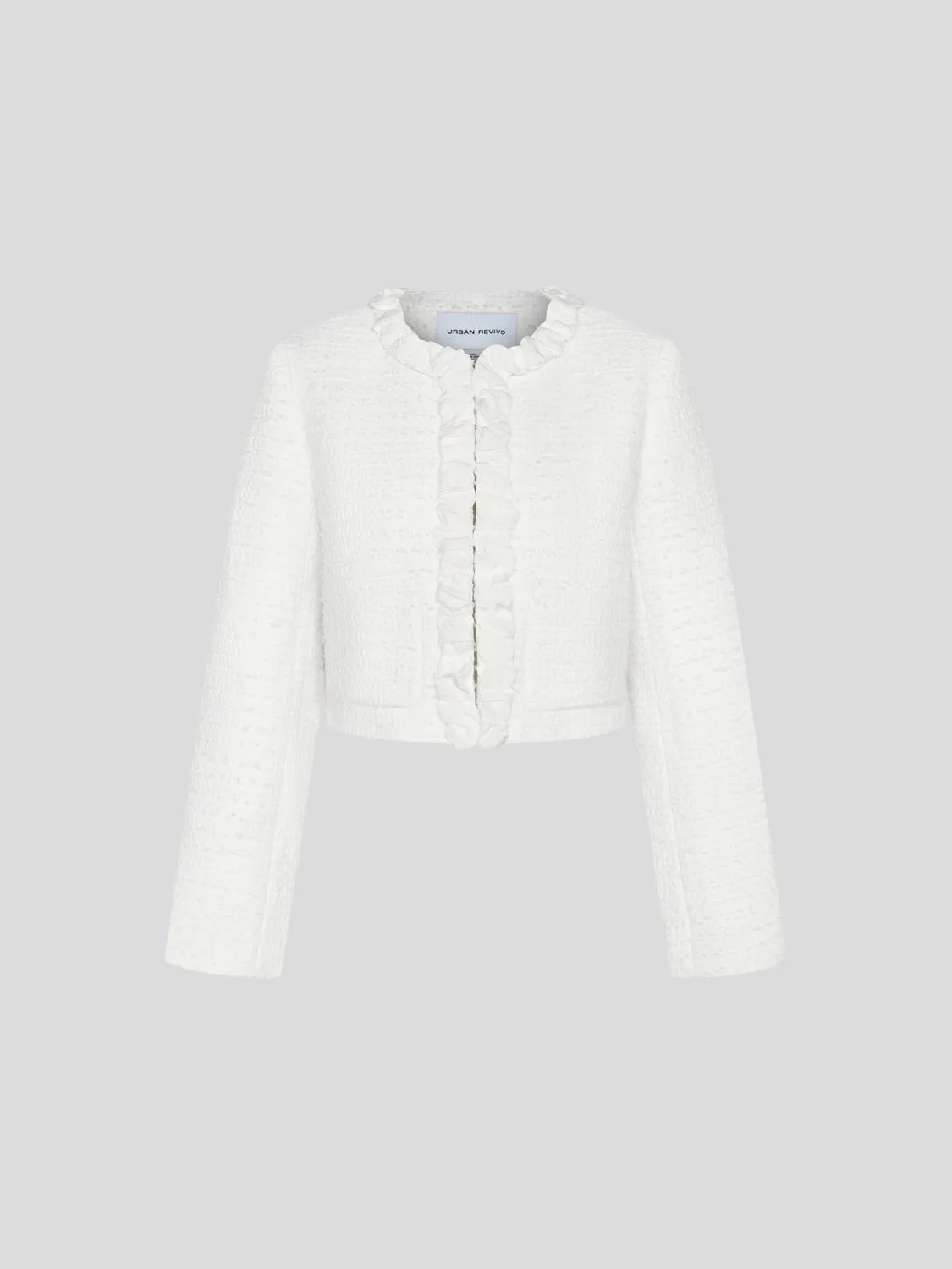 Ruffle Collar Outerwear Jackets