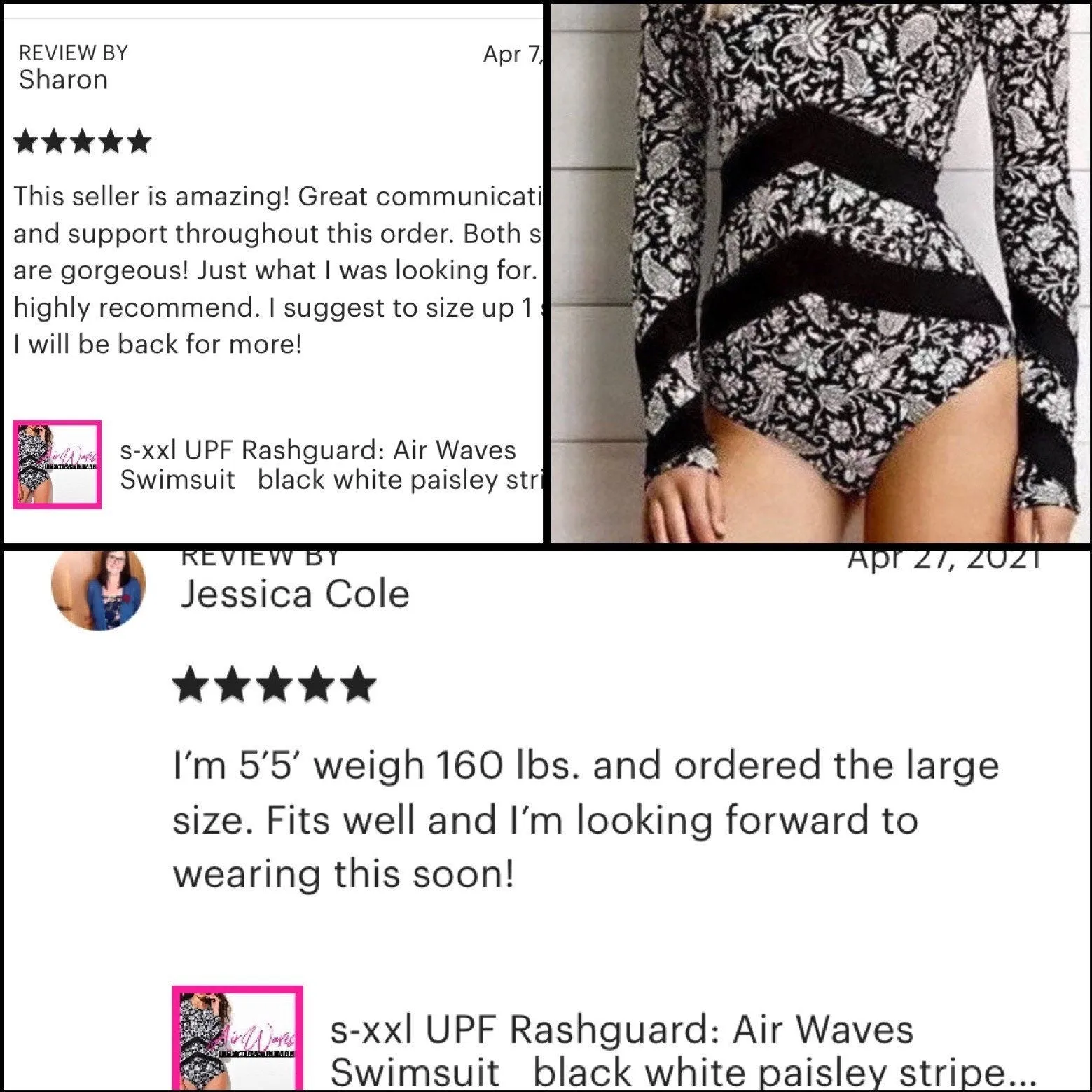 s-xxl UPF Rashguard AIR WAVES Swimsuit   black paisley one-piece hip arrows beach pool surf women modest feminine long-sleeve 2024 gift