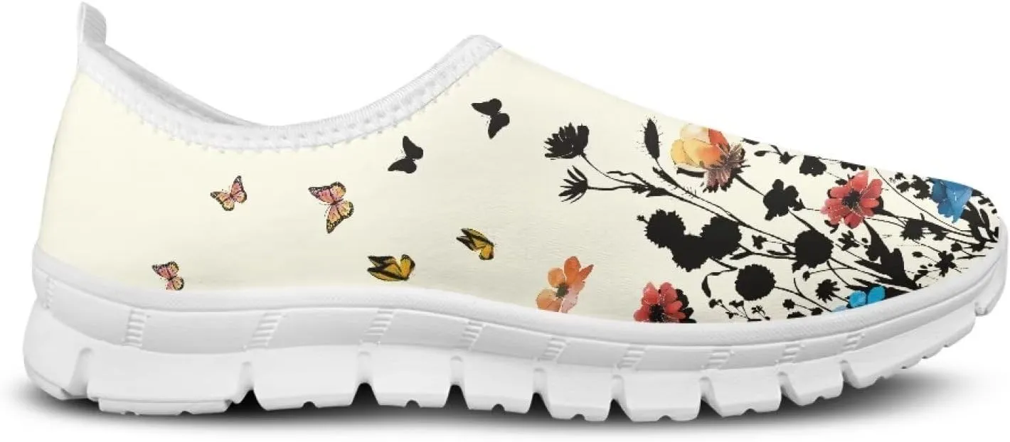 Shoes for Women Slip On Soft Cushioning Size 5.5-11.5 White