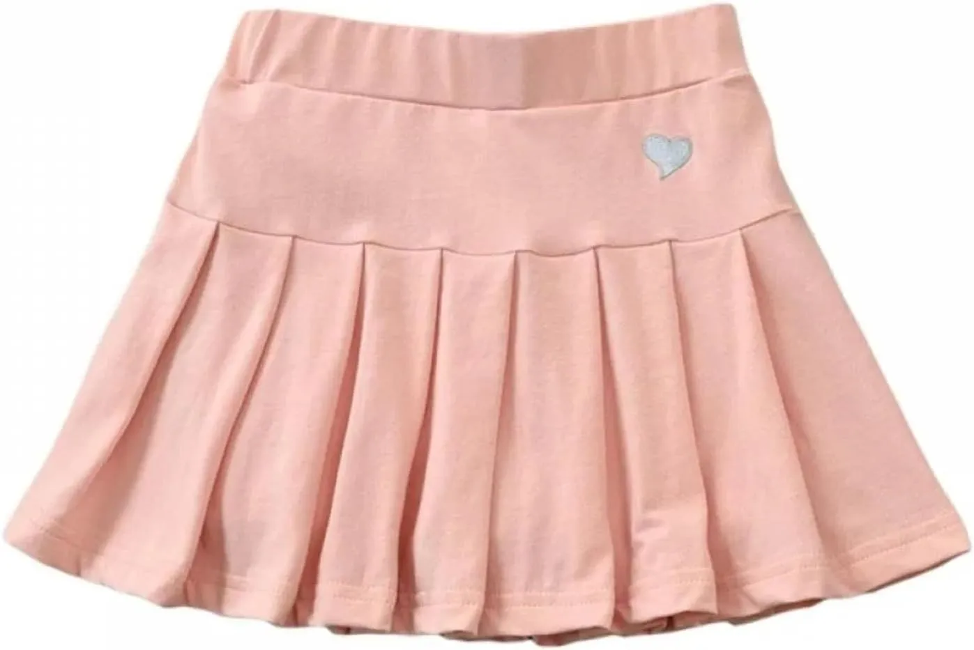 Toddler Baby Girls Skirts Summer Elastic Flared Plain Pleated Girls Kids Casual Stretch Waist Skater Skirt