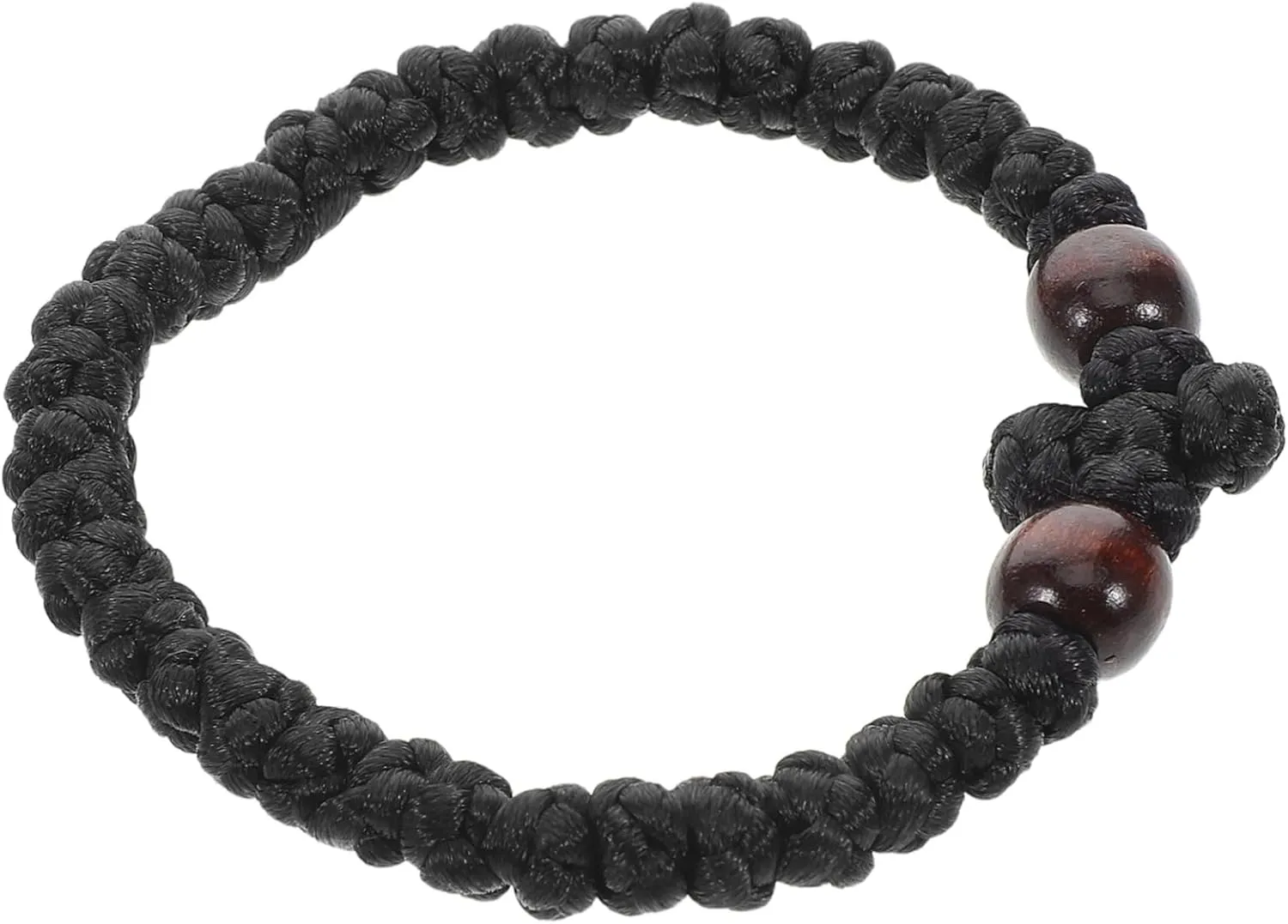 VANZACK Easter Beads Wood Bracelet Style Comfortable Fit Handmade Prayer Rope for Women