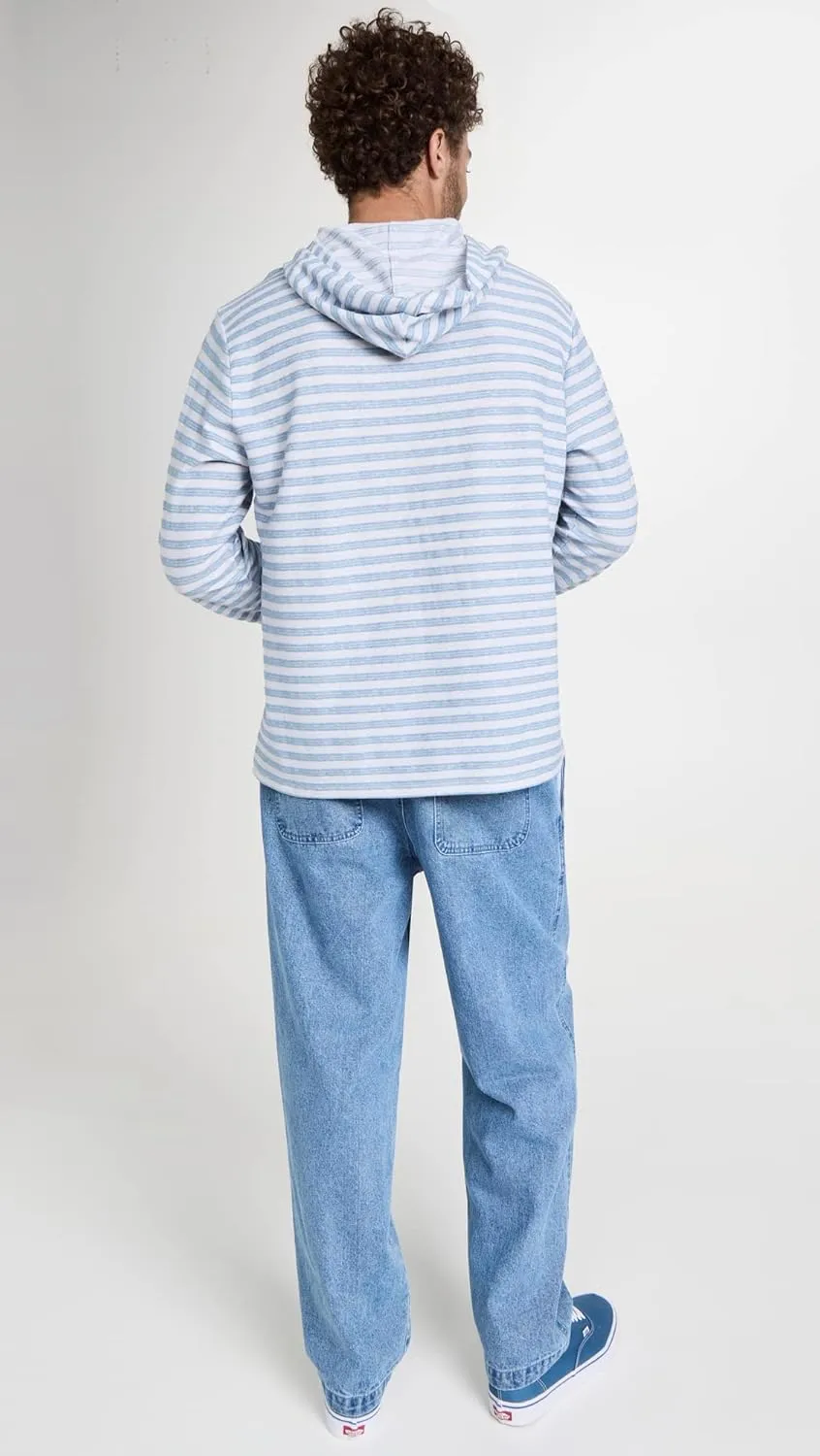 Vince Men's Textured Stripe Hoodie