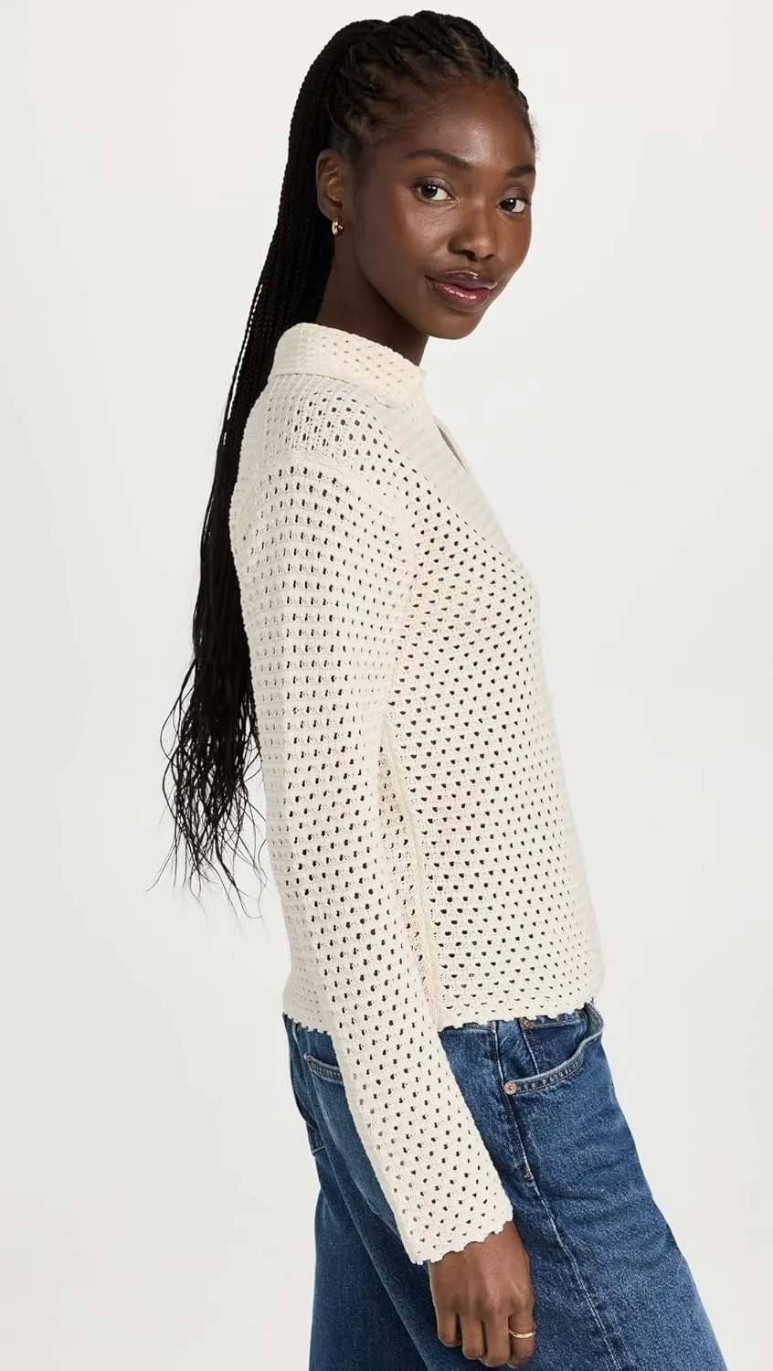 Vince Women's Textured Baja Pullover