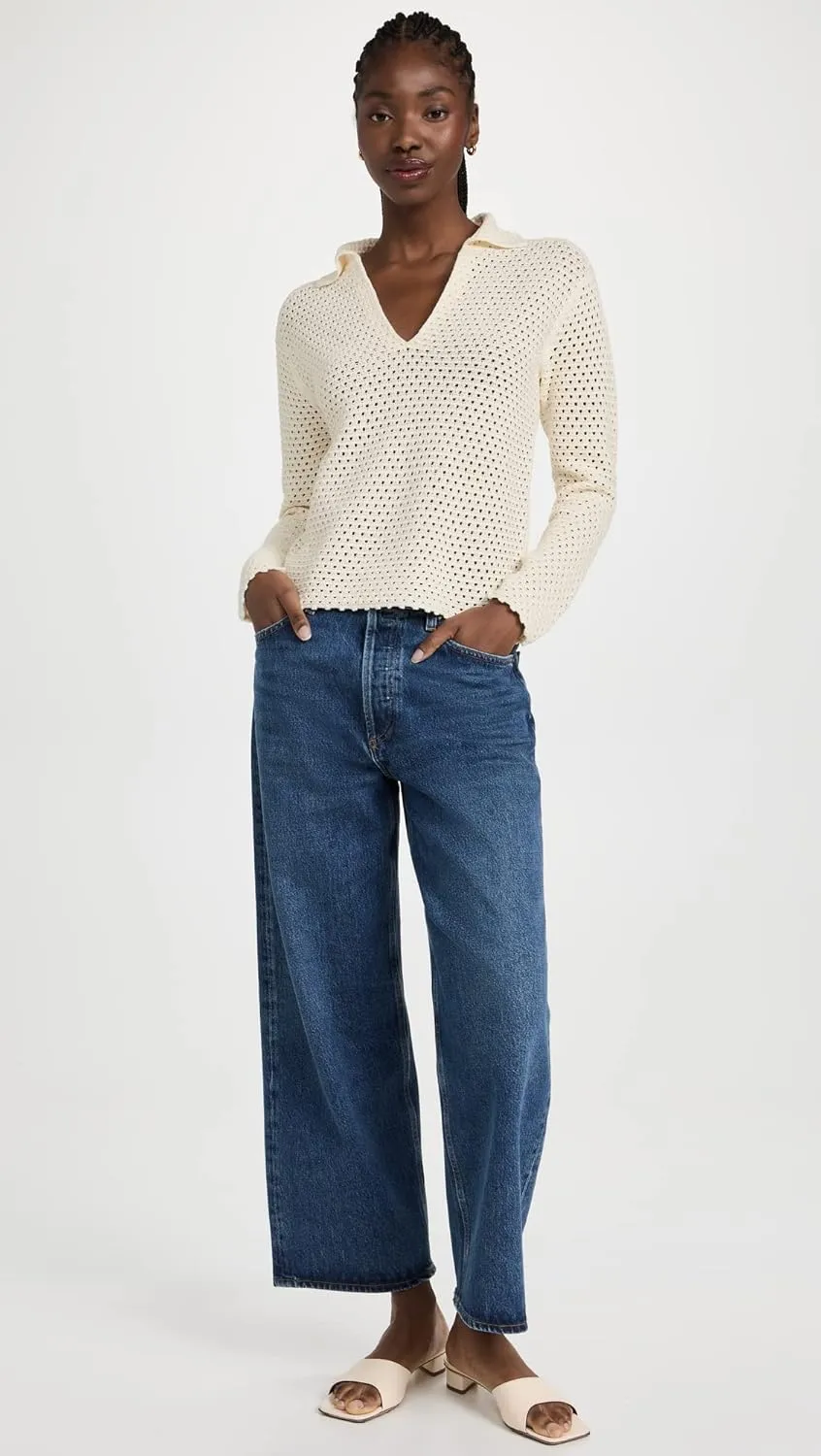 Vince Women's Textured Baja Pullover