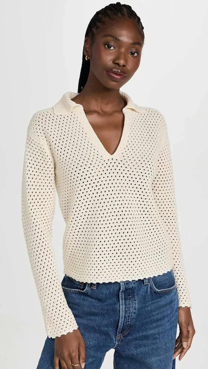 Vince Women's Textured Baja Pullover