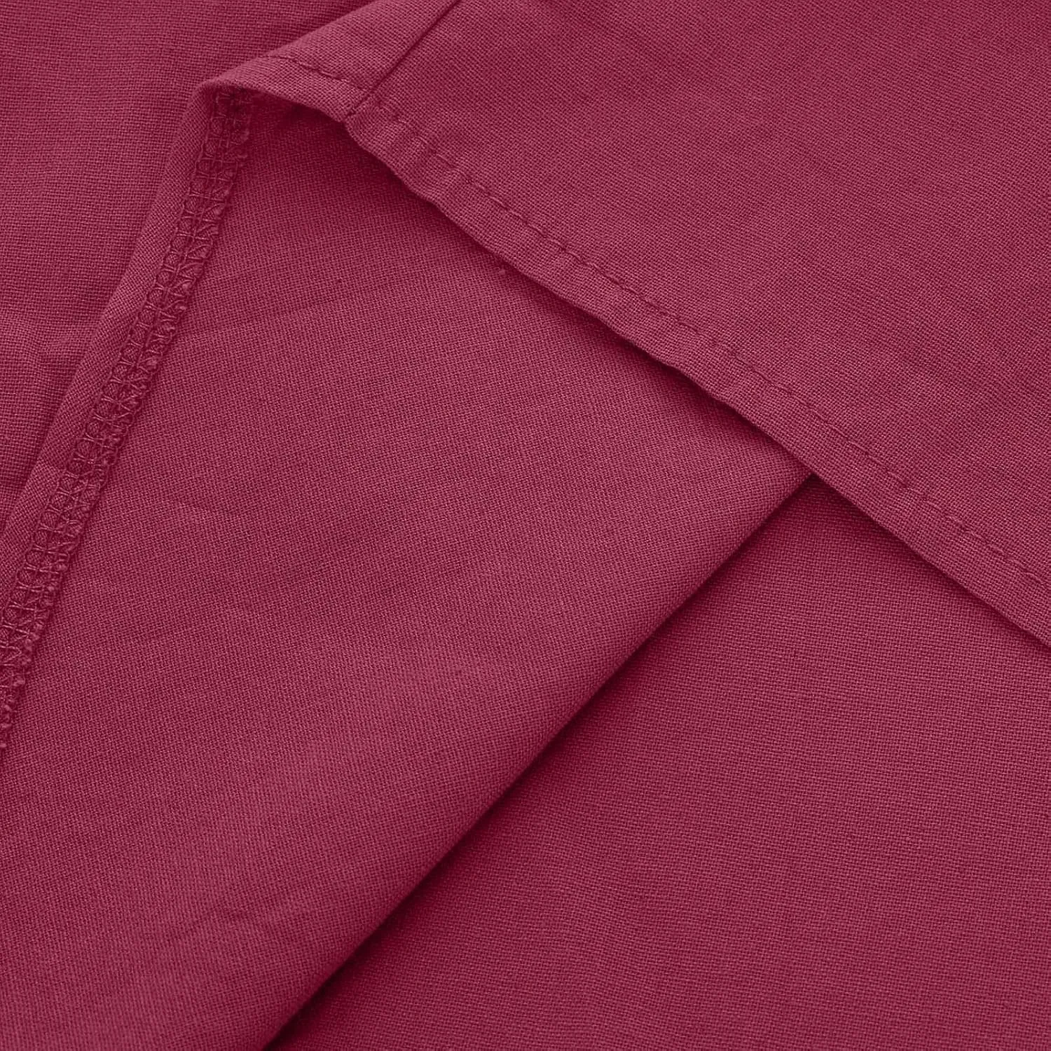 Women Spring Cotton Linen Long Sleeve Two Piece Sets Casual Button Down Shirts Loose Wide Leg Pant Loungewear Outfits