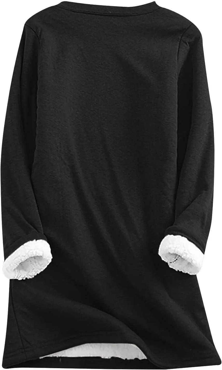 Womens Sherpa Fleece Sweatsuit Yes I'm Still Freezing Me Pajamas Loungewear Set Two Piece Sweatshirt Sweatpant