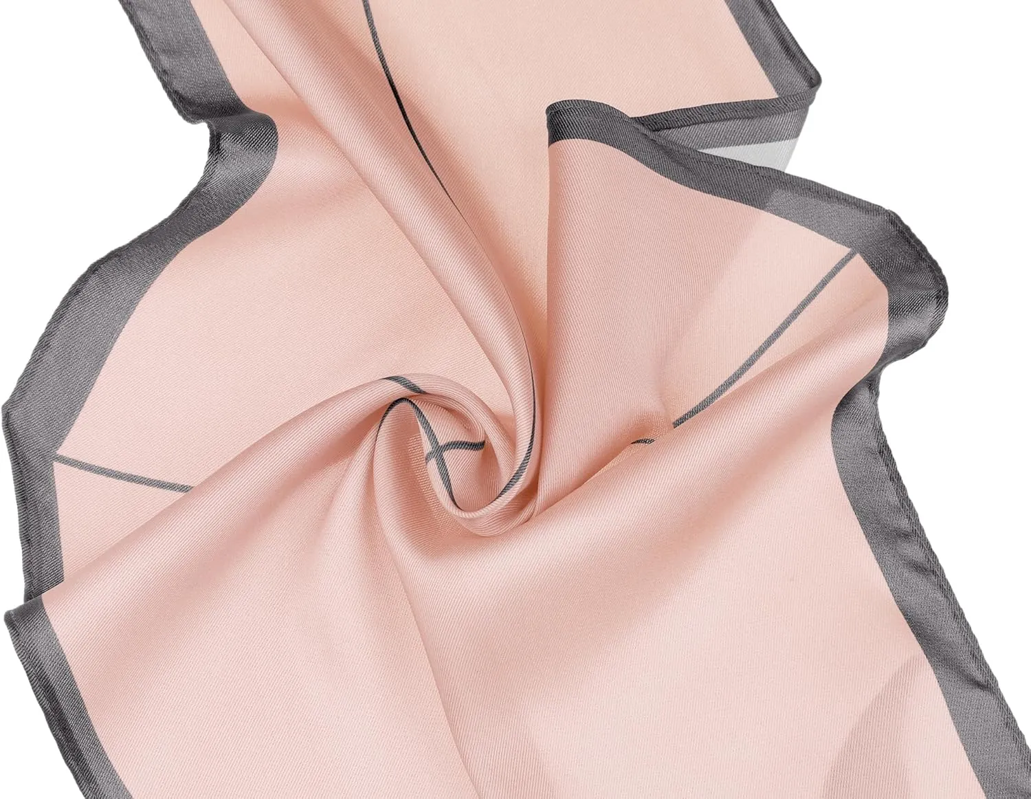 Women's Simple Striped Silky Scarf, Contrast Color Long Hairband Headscarf Neck Scarves Neckerchief