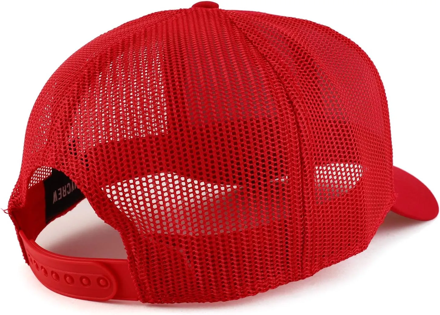 XXL Oversize High Crown Adjustable Plain Mesh Back Trucker Baseball Cap