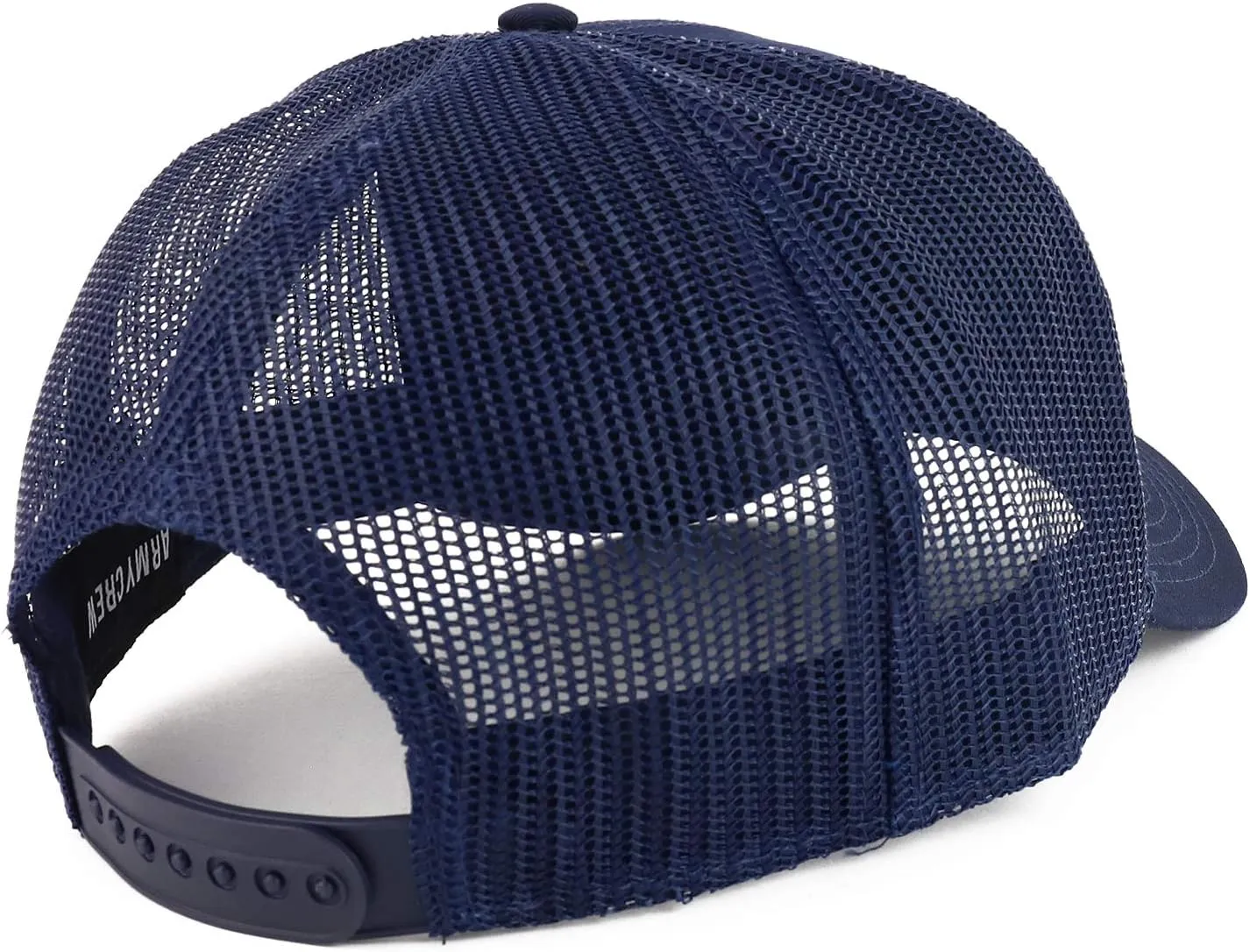 XXL Oversize High Crown Adjustable Plain Mesh Back Trucker Baseball Cap